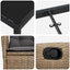 Have Spisebordssæt med pude 9 pcs Beige polyrattan
