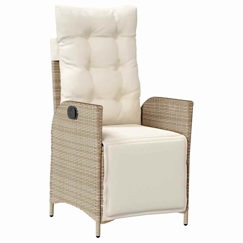 Have Spisebordssæt 5 stk. Beige polyrattan
