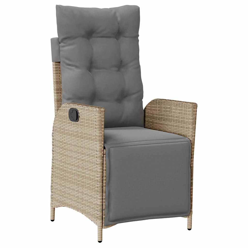 Have Spisebordssæt 5 stk. Beige polyrattan