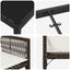 Have Spisebordssæt 5 stk. Brun polyrattan