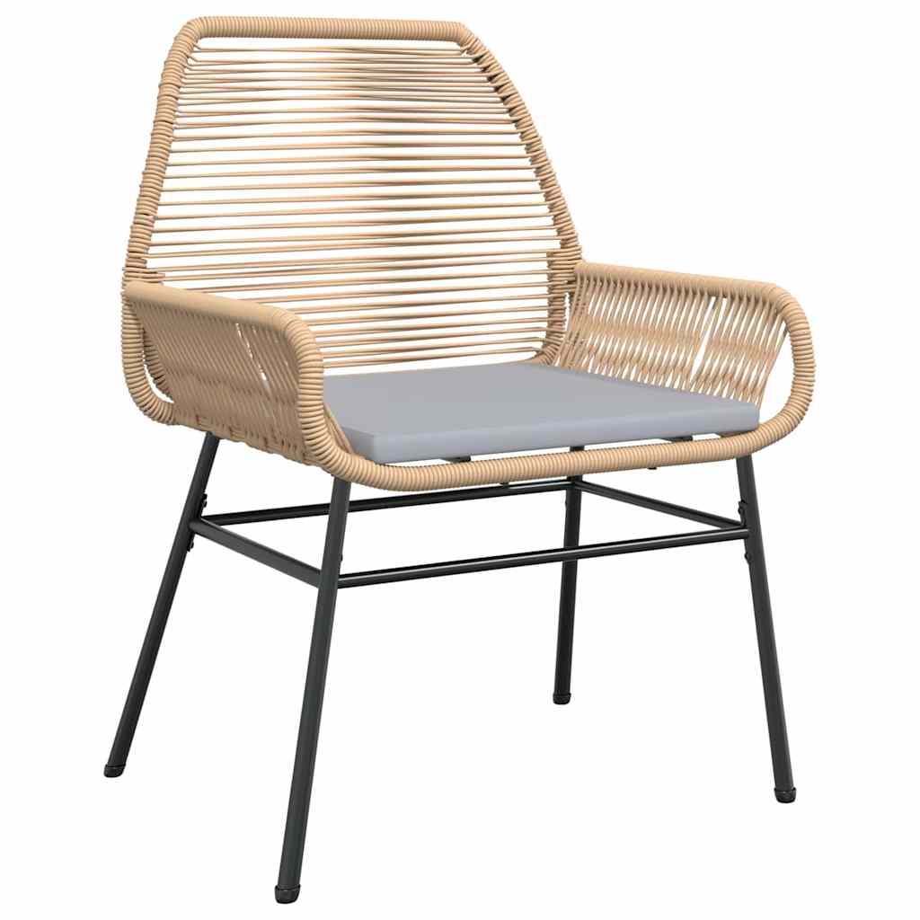 Have Spisebordssæt 5 stk. Brun polyrattan
