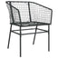 Have Spisebordssæt 9 pcs Sort polyrattan