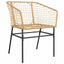 Have Spisebordssæt 7 pcs Brun polyrattan