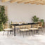 Have Spisebordssæt 7 pcs Brun polyrattan