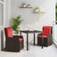 Have Spisebordssæt 3 stk. Brun Poly rattan
