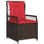 Have Spisebordssæt 7 stk. Brun polyrattan