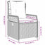 Have Spisebordssæt 5 stk. Grå polyrattan