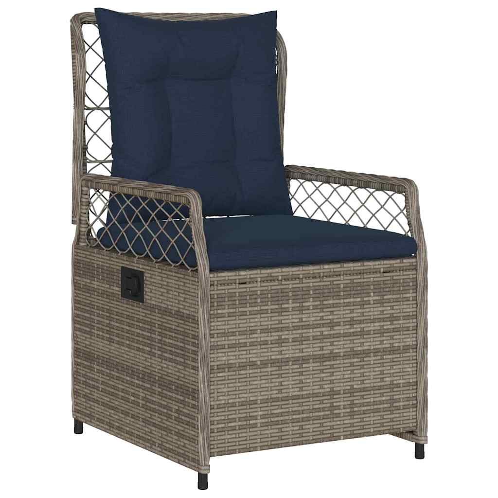 Have Spisebordssæt 7 stk. Grå polyrattan