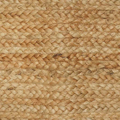 Områdetæpper Naturfarvet 120 x 120 cm Jute