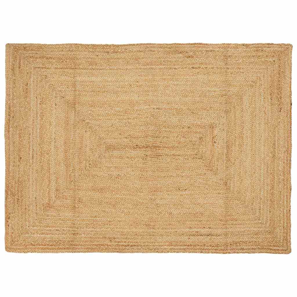 Områdetæpper Naturfarvet 120 x 170 cm Jute