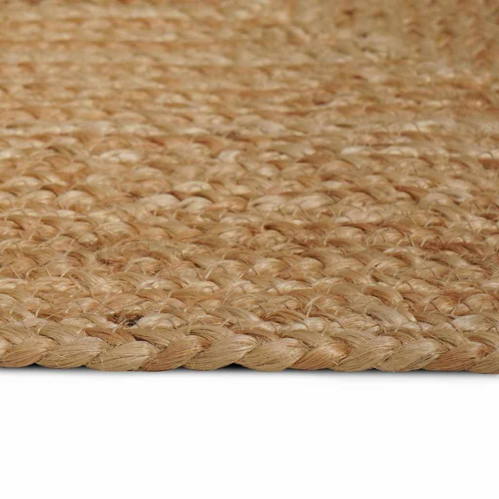 Område tæppe Naturfarvet 200 x 290 cm Jute