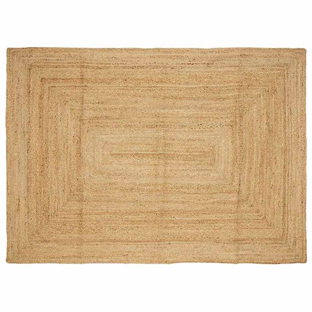 Område tæppe Naturfarvet 200 x 290 cm Jute