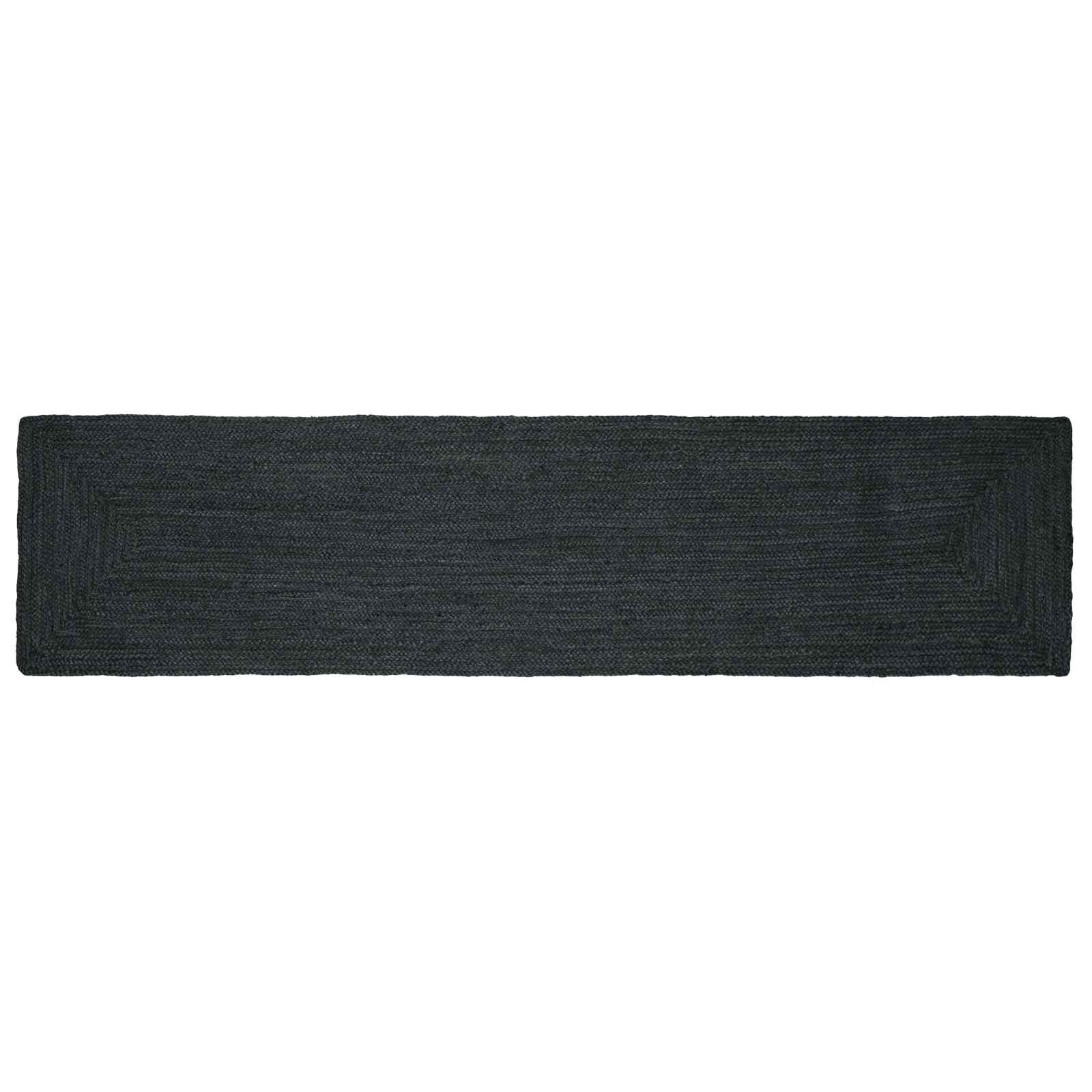 Områdetæpper Rektangulær Mørkegrå 60 x 300 cm Jute billede