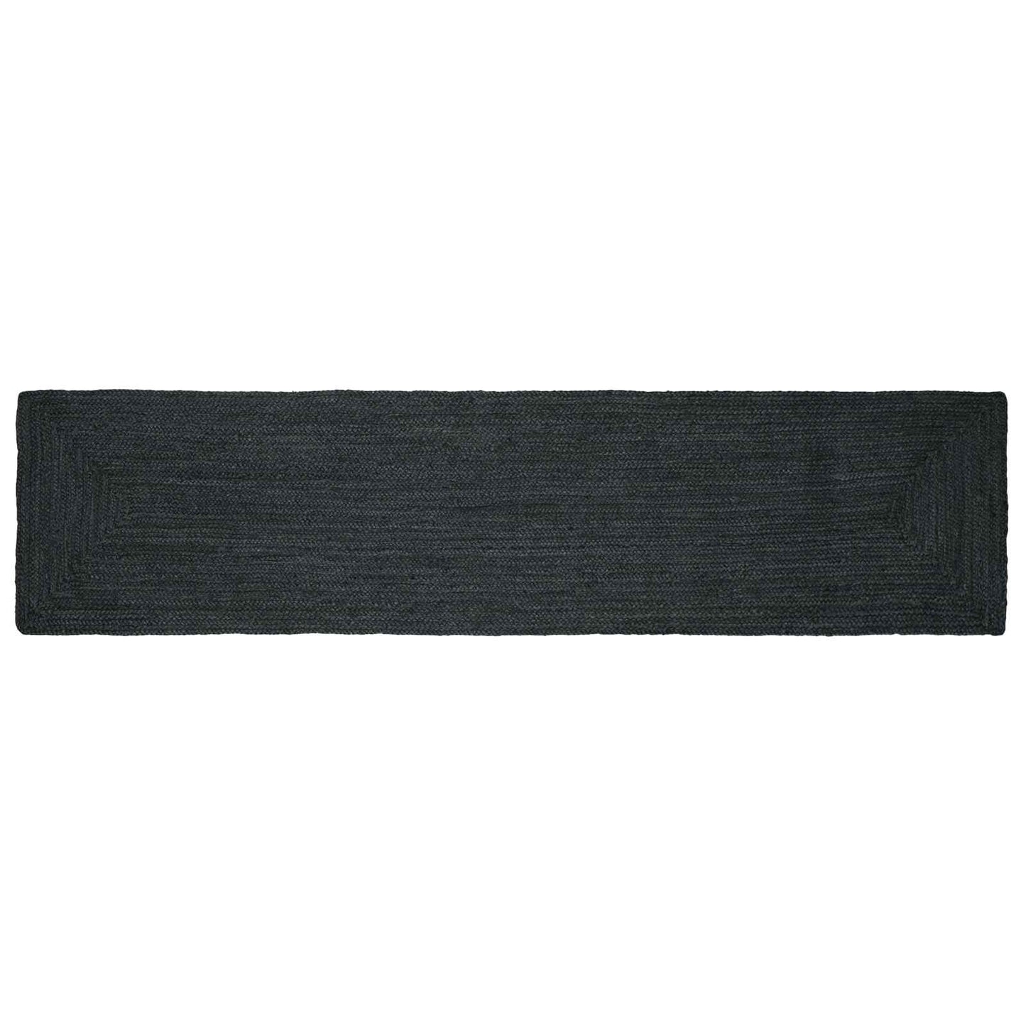 Område tæppe Mørkegrå 60 x 300 cm Jute