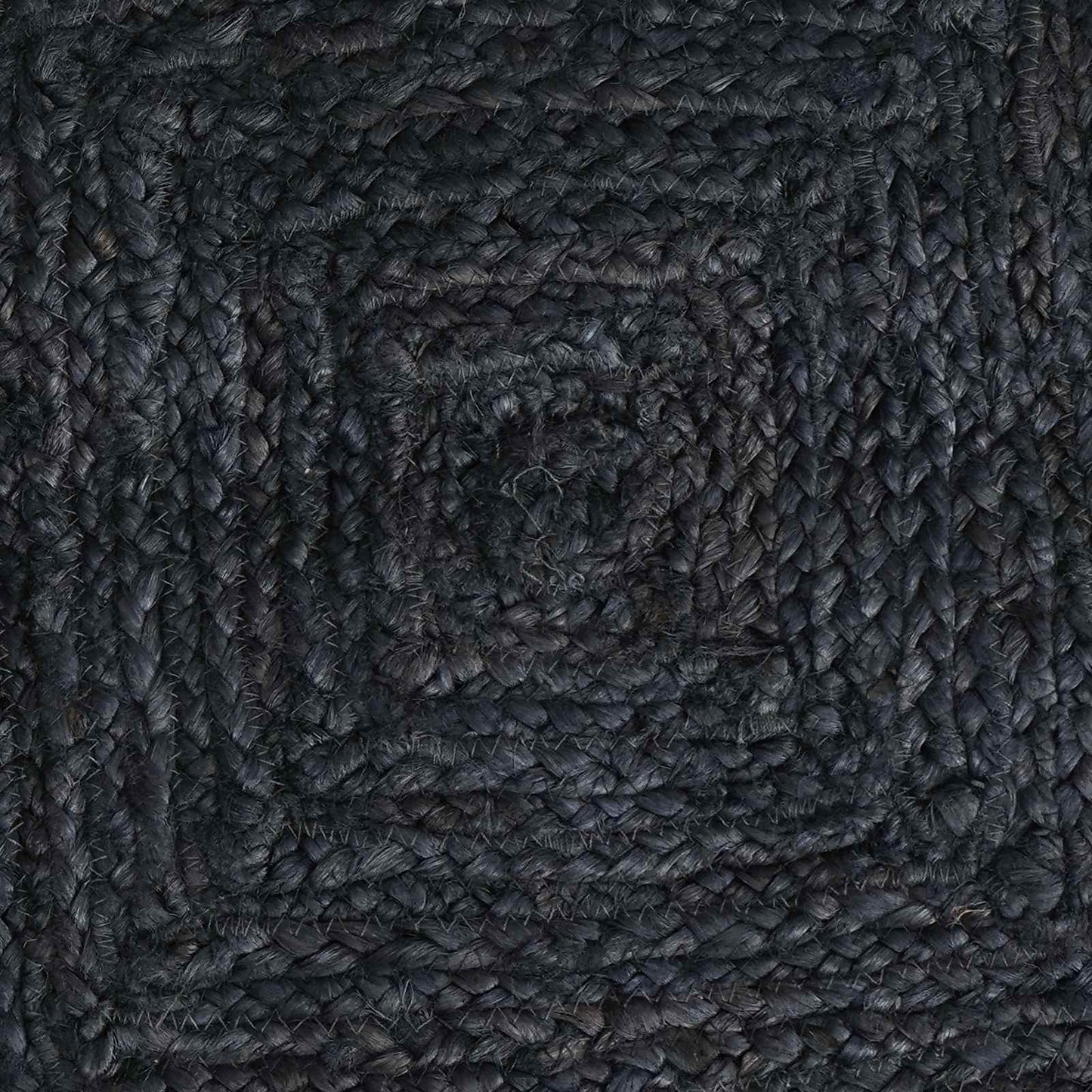 Område tæppe Mørkegrå 140 x 200 cm Jute