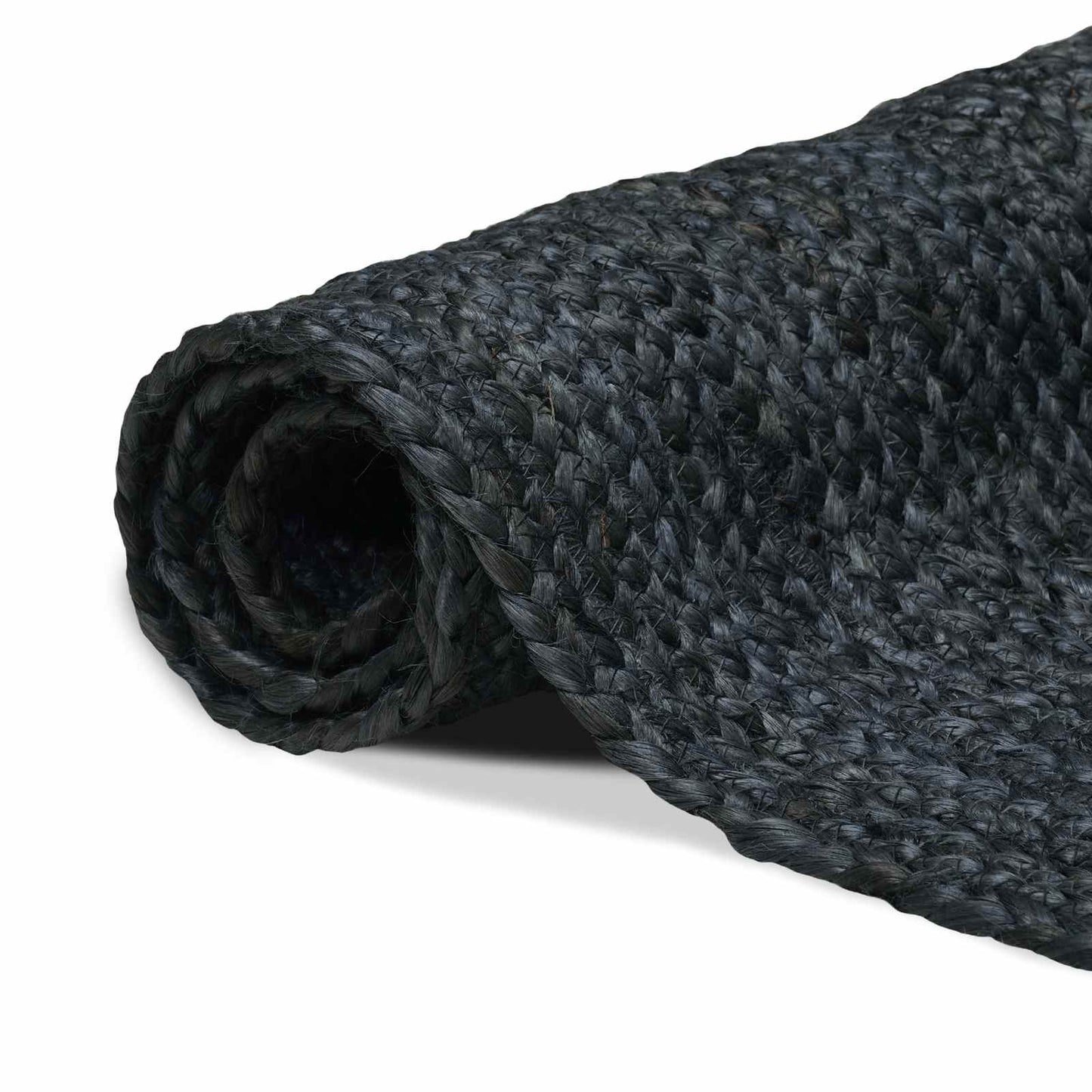 Område tæppe Mørkegrå 240 x 340 cm Jute