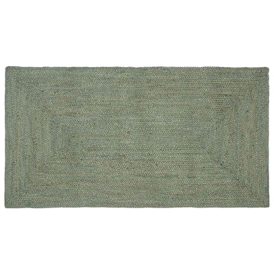 Områdetæpper Rektangulær Olivengrøn 60 x 110 cm Jute