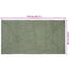 Områdetæpper Rektangulær Olivengrøn 60 x 110 cm Jute