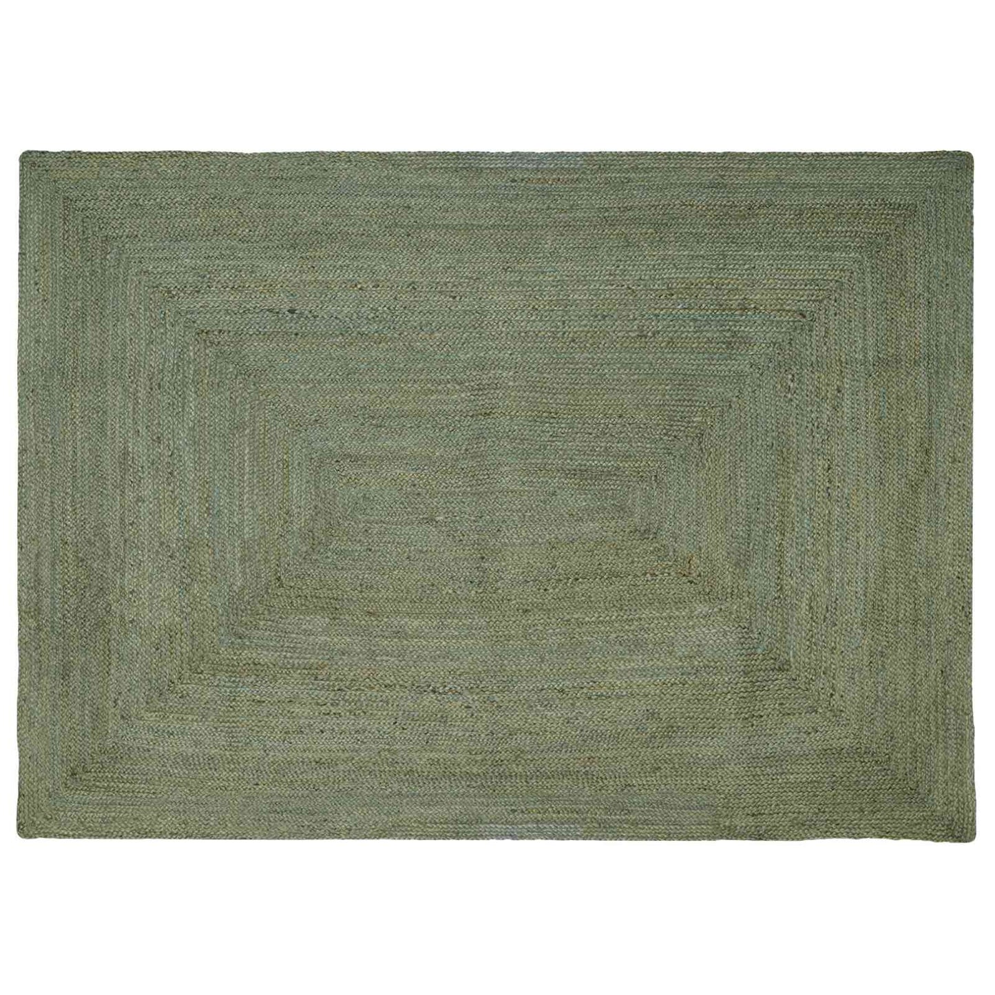 Områdetæpper Rektangulær Olivengrøn 160 x 230 cm Jute
