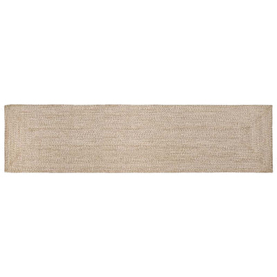 Områdetæpper Natur og hvid 60 x 400 cm Jute