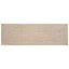 Område tæppe Natur og hvid 80 x 200 cm Jute
