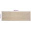 Områdetæpper Natur og hvid 80 x 200 cm Jute