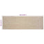 Område tæppe Natur og hvid 80 x 250 cm Jute