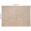 Område tæppe Natur og hvid 200 x 290 cm Jute