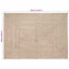 Områdetæpper Natur og hvid 240 x 340 cm Jute