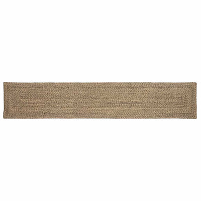 Områdetæpper Naturfarvet og sort 60 x 400 cm Jute