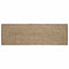 Områdetæpper Naturfarvet og sort 80 x 200 cm Jute