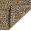 Område tæppe Naturfarvet og sort 200 x 290 cm Jute