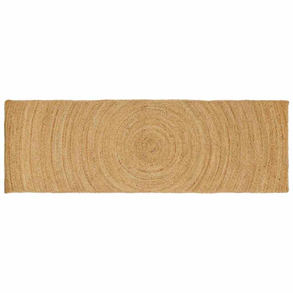 Områdetæpper Naturfarvet 80 x 200 cm Jute