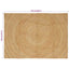 Områdetæpper Naturfarvet 120 x 170 cm Jute