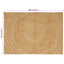 Områdetæpper Naturfarvet 140 x 200 cm Jute