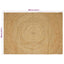 Områdetæpper Naturfarvet 200 x 290 cm Jute