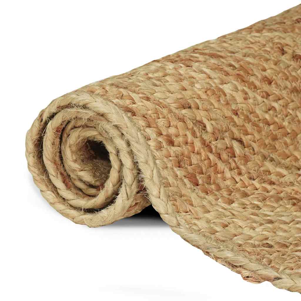 Områdetæpper Naturfarvet 240 x 240 cm Jute