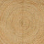 Områdetæpper Naturfarvet 240 x 240 cm Jute