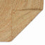 Områdetæpper Naturfarvet 240 x 240 cm Jute