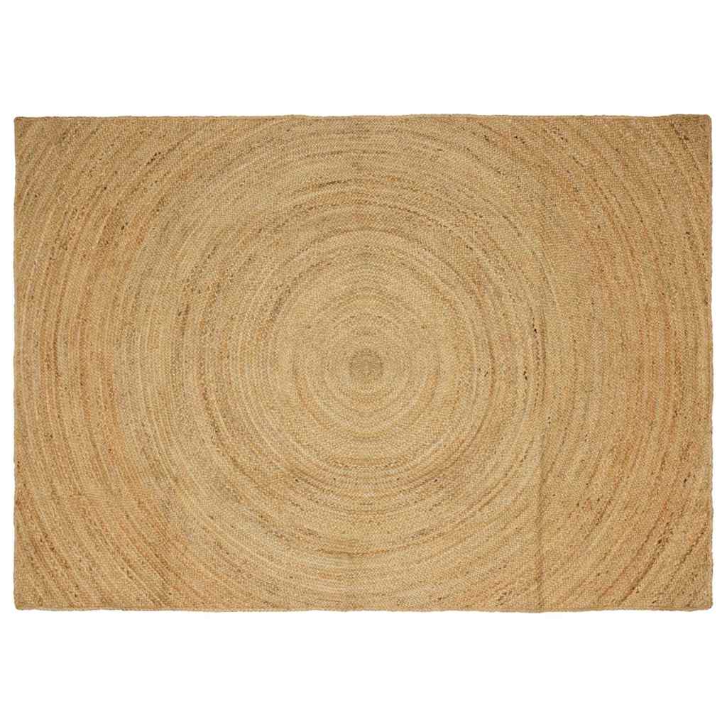 Områdetæpper Naturfarvet 240 x 340 cm Jute