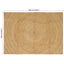 Områdetæpper Naturfarvet 240 x 340 cm Jute