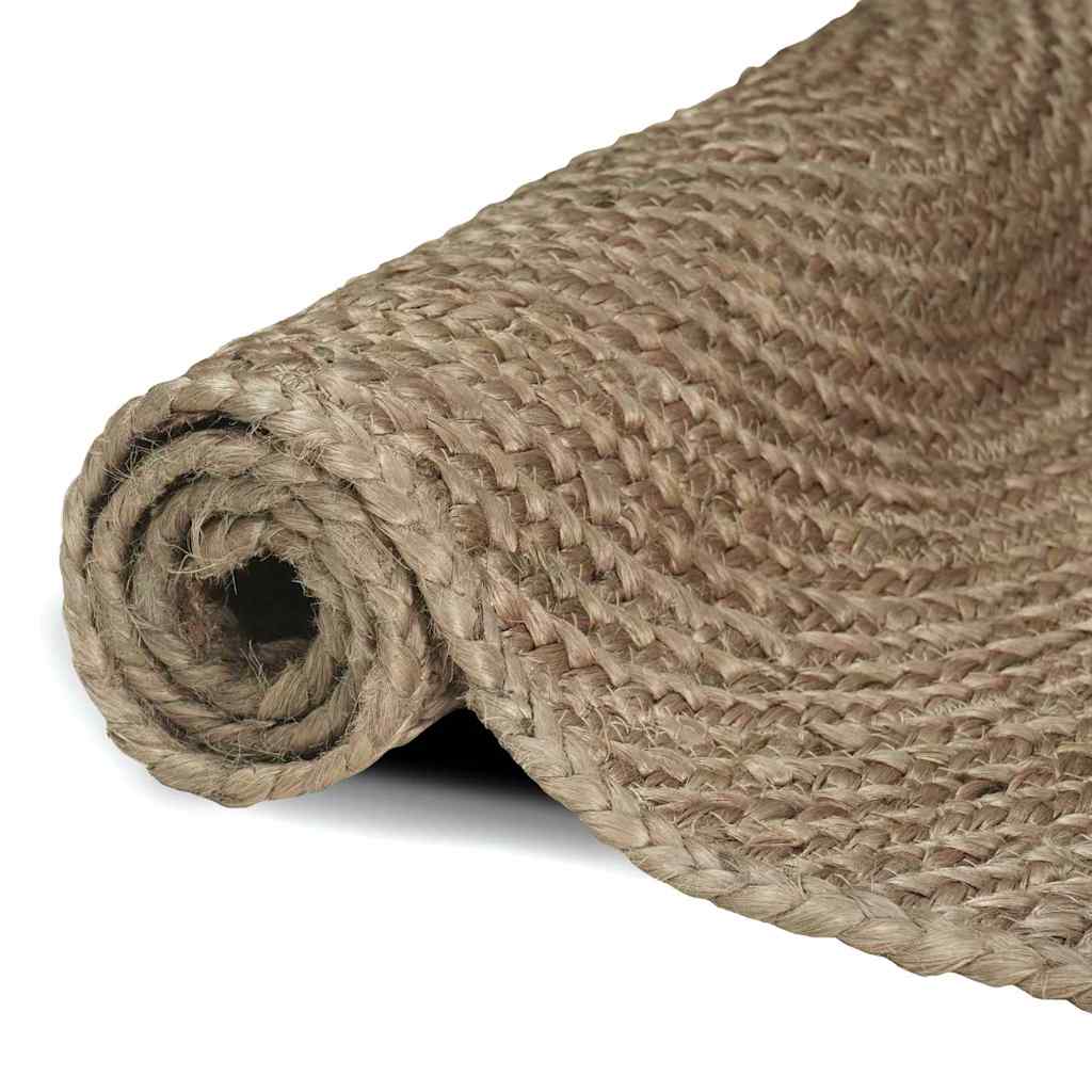 Områdetæpper Grå 240 x 240 cm Jute