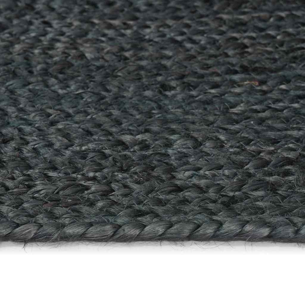 Områdetæpper Mørkegrå 60 x 110 cm Jute