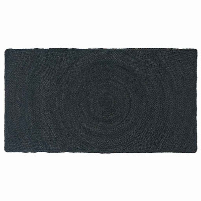 Områdetæpper Mørkegrå 60 x 110 cm Jute