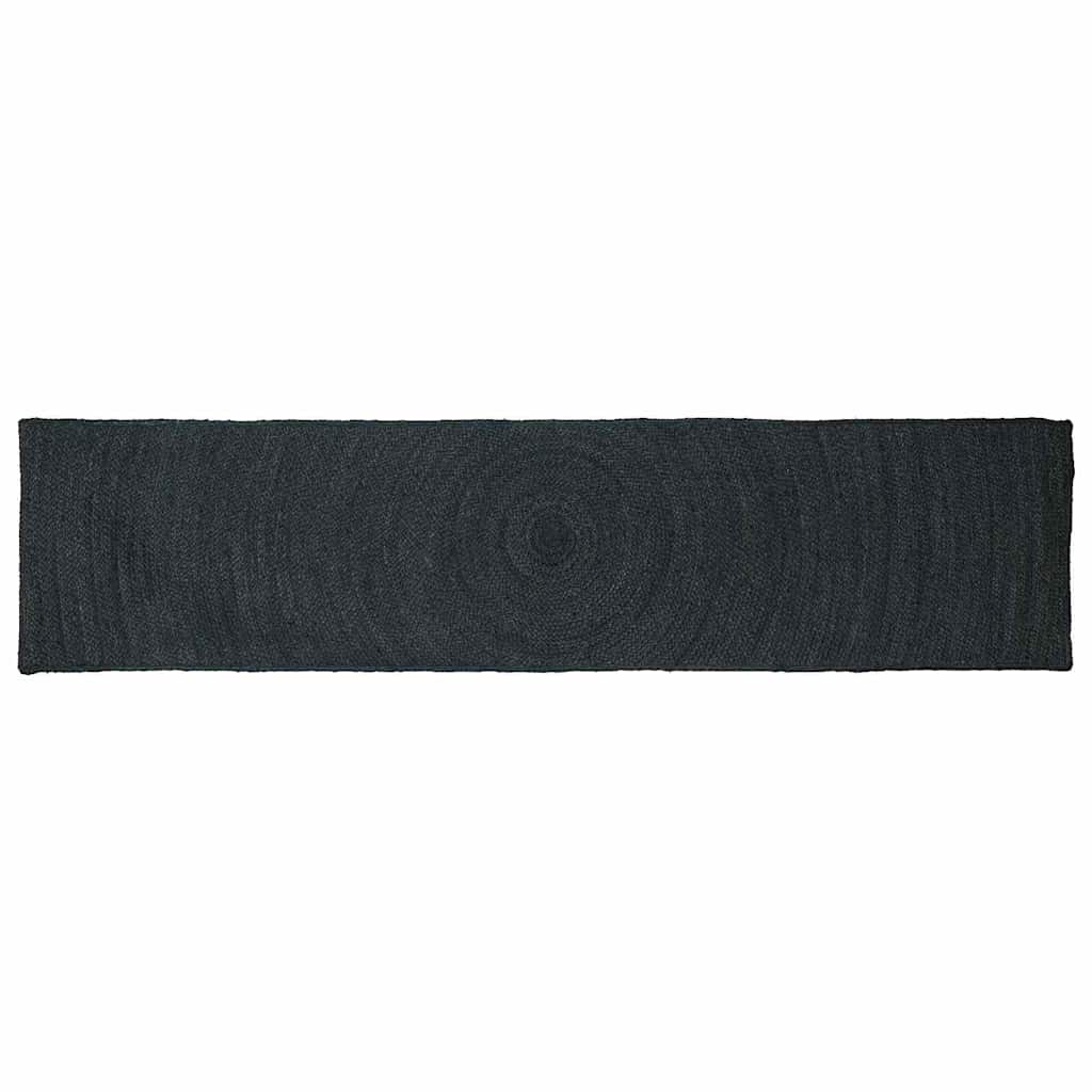 Områdetæpper Mørkegrå 60 x 200 cm Jute