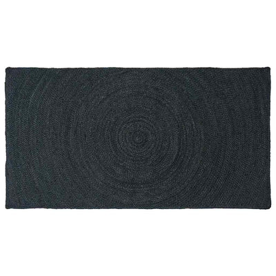 Områdetæpper Mørkegrå 80 x 150 cm Jute