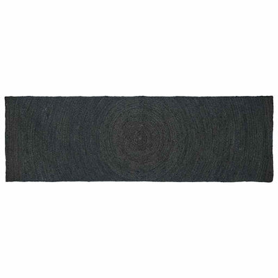 Områdetæpper Mørkegrå 80 x 200 cm Jute