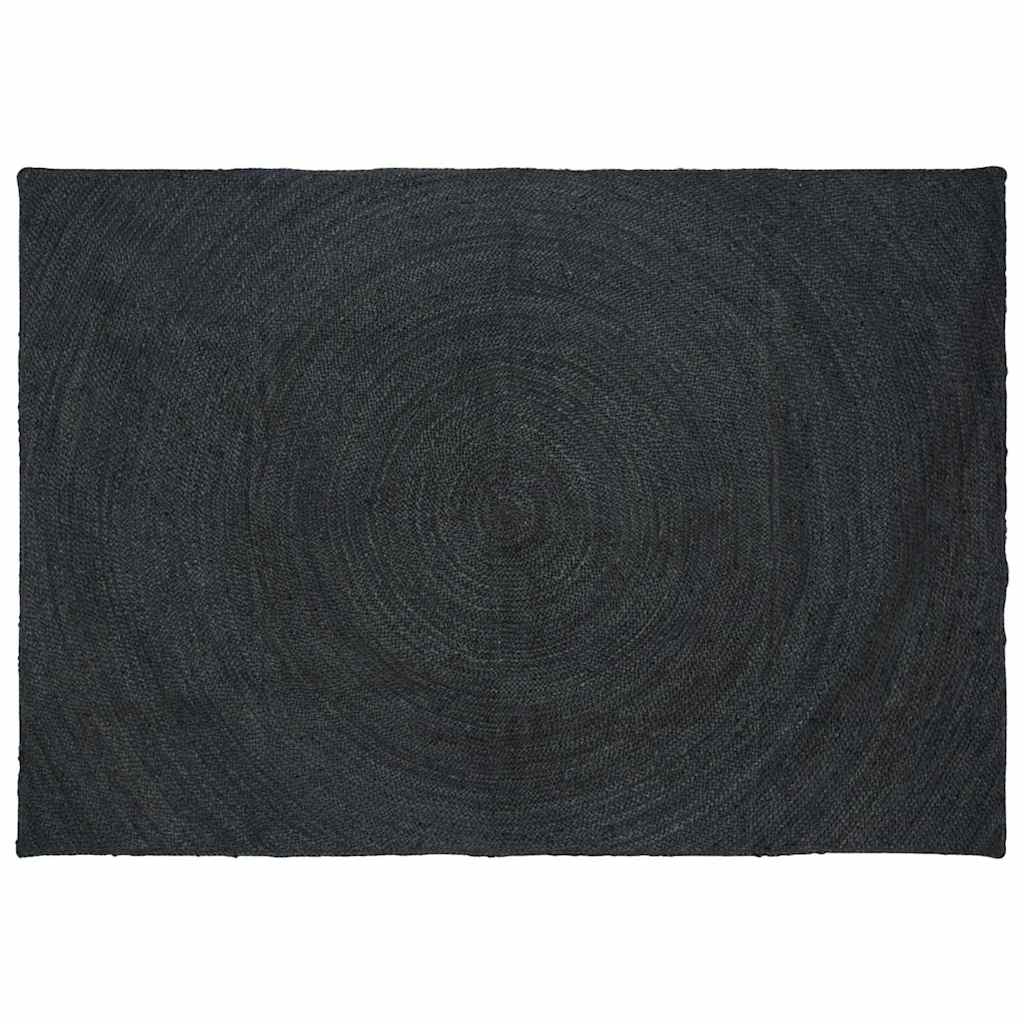 Områdetæpper Mørkegrå 240 x 340 cm Jute