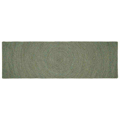 Områdetæpper Olivengrøn 80 x 250 cm Jute