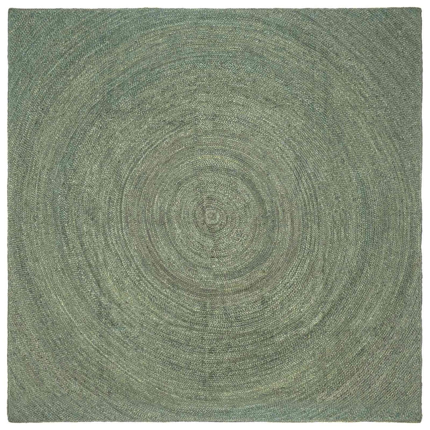 Områdetæpper Olivengrøn 200 x 200 cm Jute